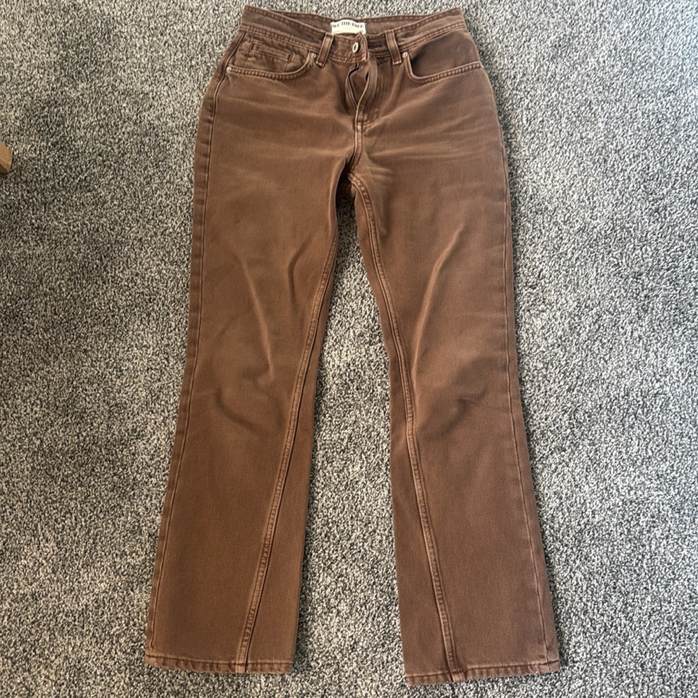 We the free chocolate denim jeans